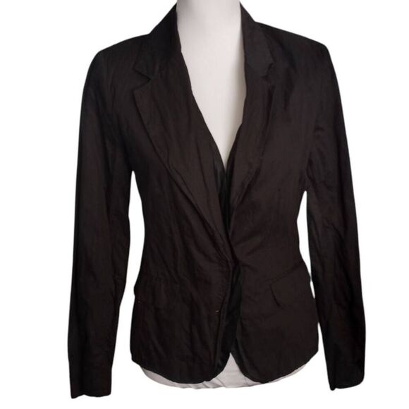 H&M BLACK BLAZER SZ.8 GUC. - Picture 1 of 6